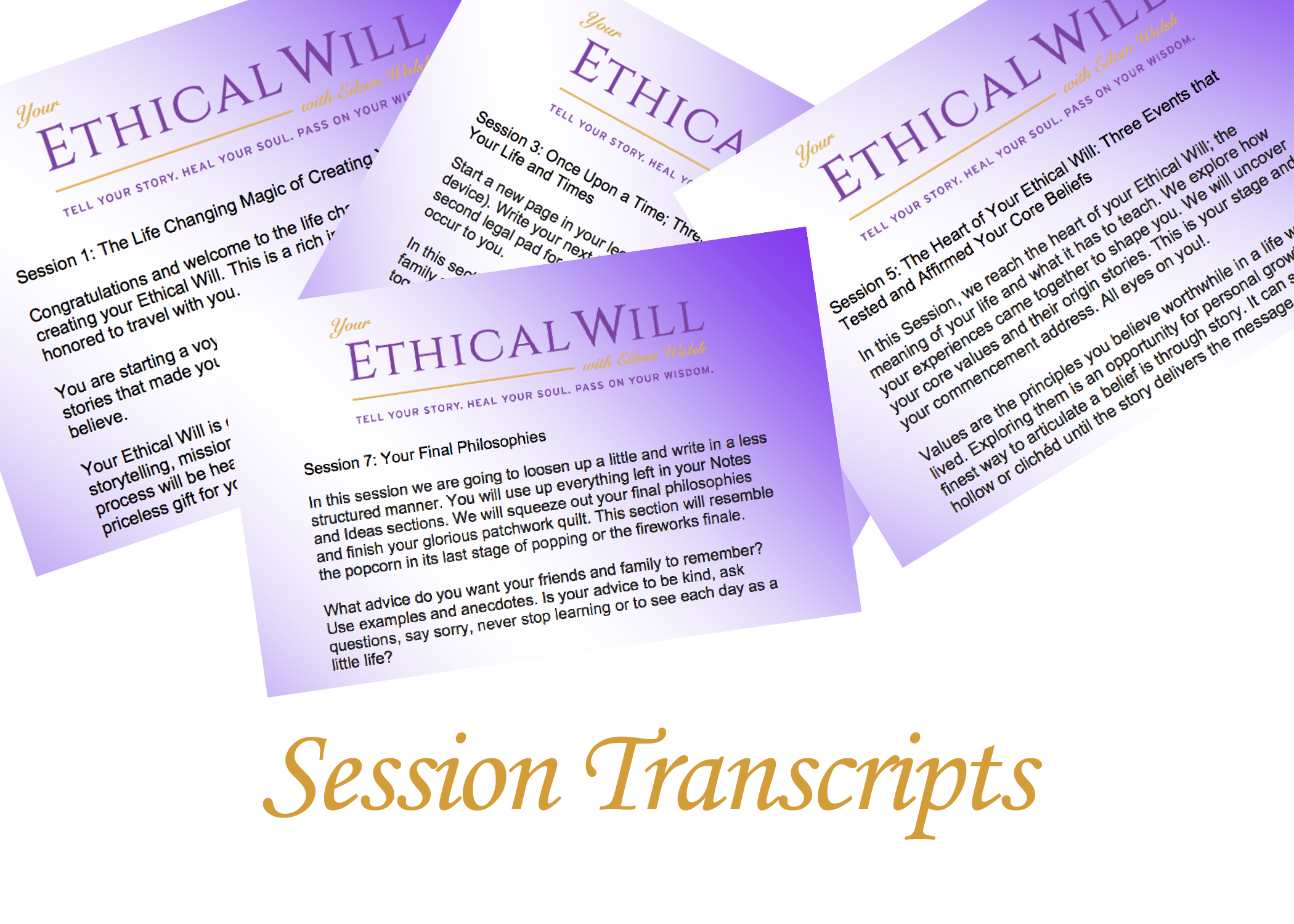 Transcripts for Each Session